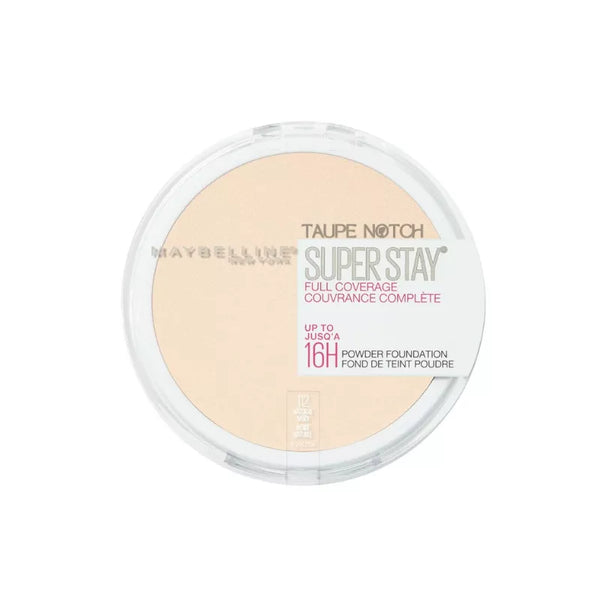 Maybelline SuperStay full coverage powder foundation compact, light beige shade