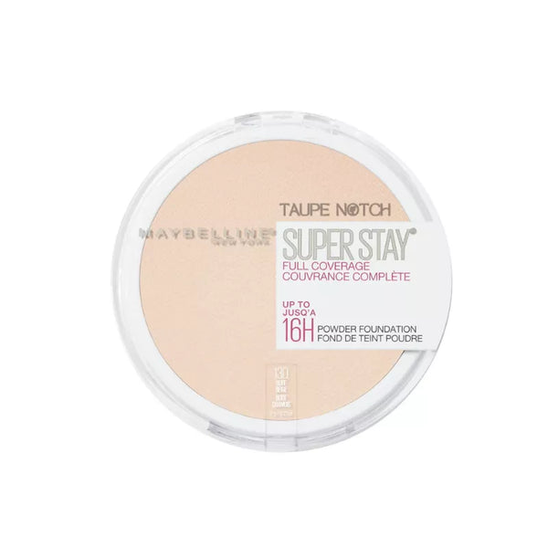 Maybelline SuperStay full coverage powder foundation compact, fair warm beige shade