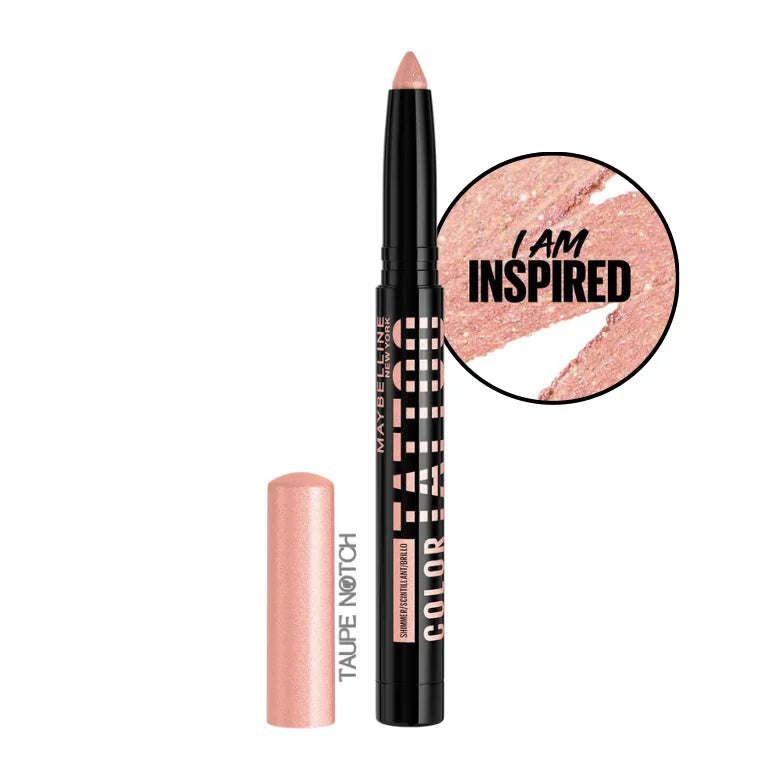 Eyeshadow stick in pink shimmer with a creamy stick base