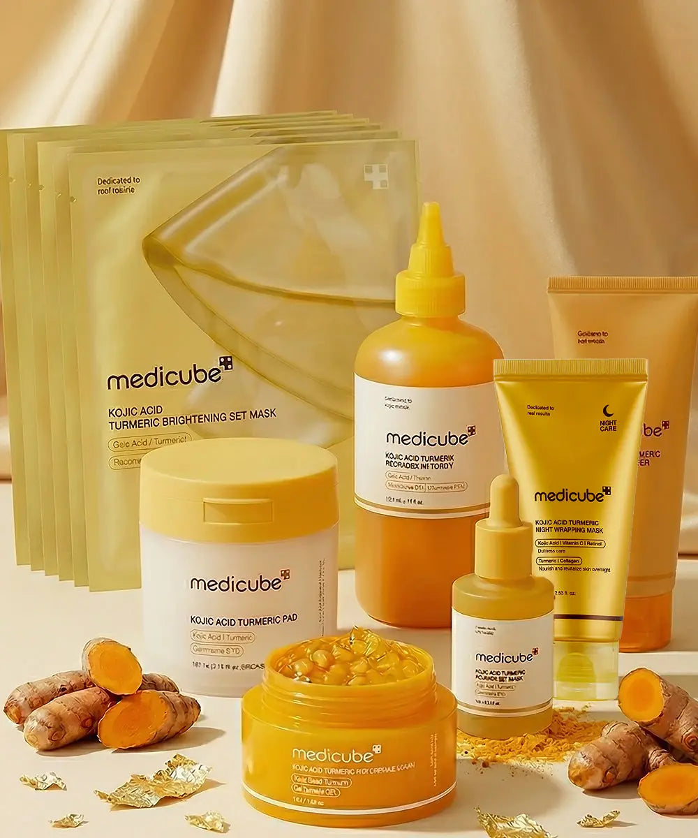 Medicube Kojic Acid Turmeric range