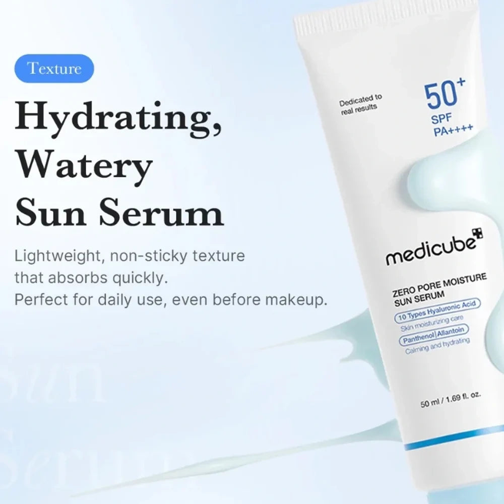Medicube Zero Pore Moisture Sun Serum SPF50+ PA++++ - 50ml