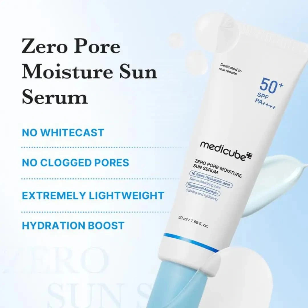 Medicube Zero Pore Moisture Sun Serum SPF50+ PA++++ - 50ml