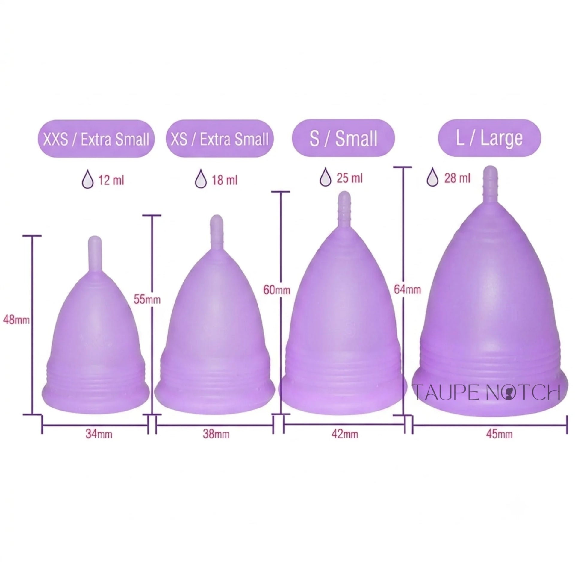 Medical Grade Silicone Menstrual cup from Shein