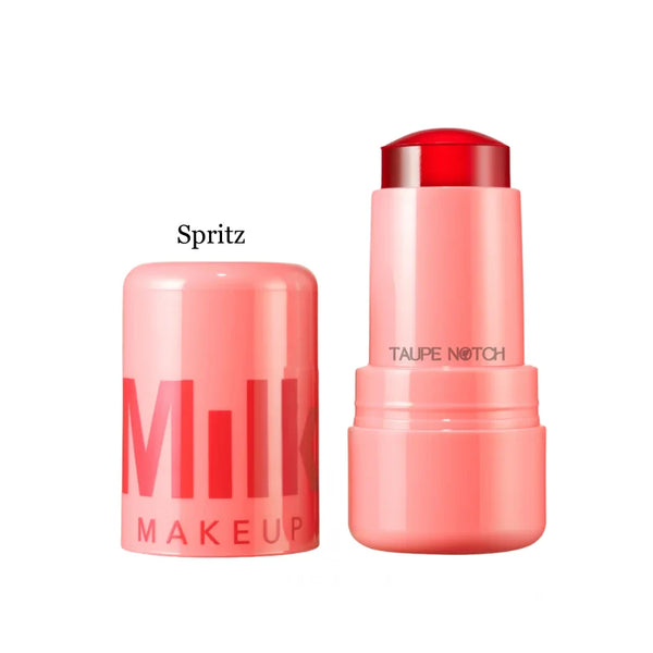 Cooling water jelly tint stick, light pink tube with coral red cap
