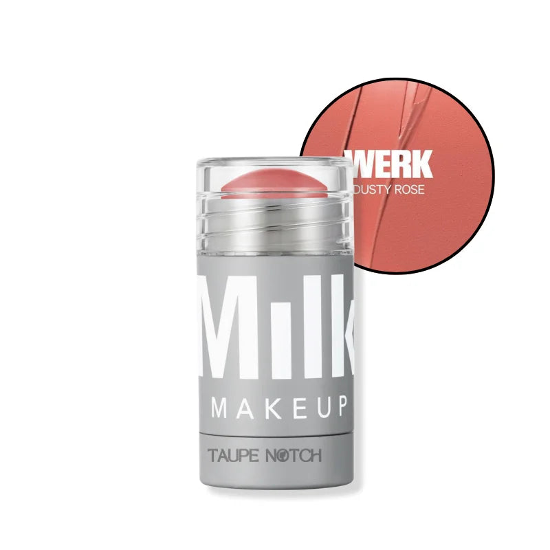 Milk Makeup lip & cheek cream blush stick, Werk dusty rose in dusty rose