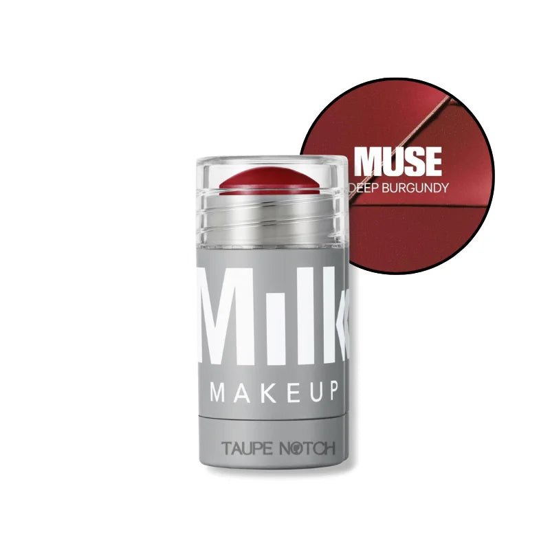 Milk Makeup lip & cheek cream blush stick, Muse deep burgundy in burgundy