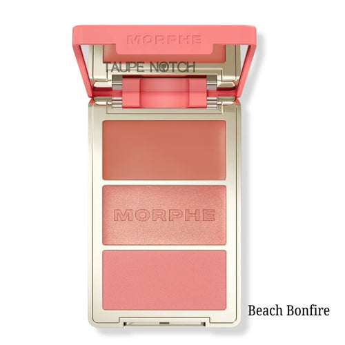 Morphe Cheek Thrills Multi-Finish Face Trio Blush Palette