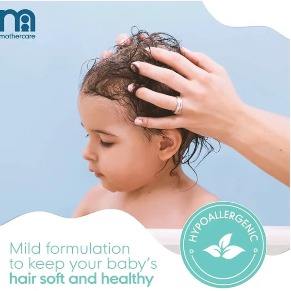 Baby hair oil application on child’s wet hair, with hand and ring visible