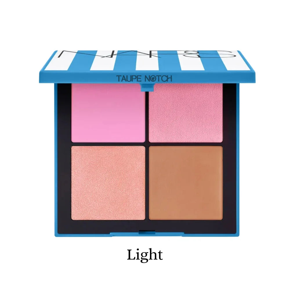 NARS Hot Escape Cheek Palette light Price in bangladesh,Nars hot escape blush palette,Nars hot escape bronzer palette,Nars escape highlighter palette,Nars hot escape cheek palette light,authenic cosmetics store in bangladesh, 100% original product in bangladesh, taupe notch, go go gorgeous, lavishta. sephora in bangladesh. 