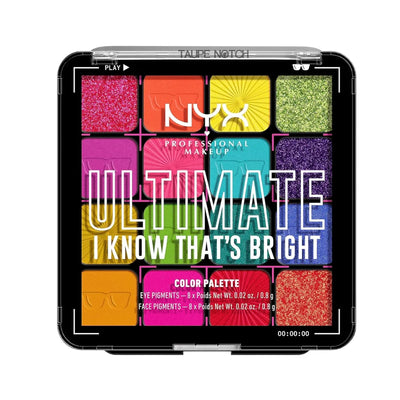 NYX PROFESSIONAL MAKEUP Ultimate I Know That’s Bright Shadow Palette