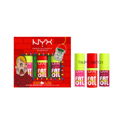 NYX Professional Makeup Home Alone Fat Oil Lip Drip Trio