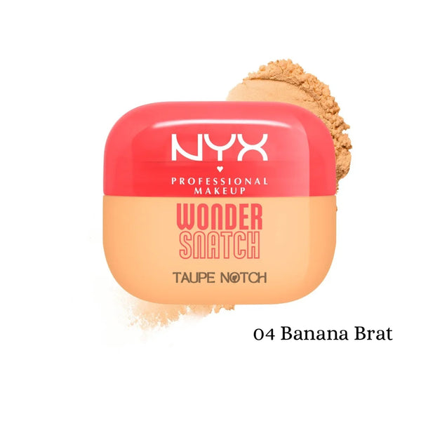 Setting powder compact, NYX Wonder Snatch, 04 Banana Brat