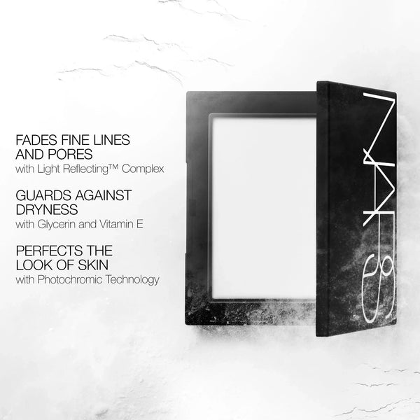 NARS Light Reflecting setting powder compact with open and closed pans