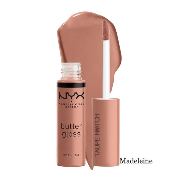 Nyx Butter Gloss Non-Sticky Lip Gloss price in bangladesh , Nyx Butter Gloss Non-Sticky Lip Gloss , nyx butter gloss in bd, nyx butter gloss swatches, nyx gloss, nyx lip gloss, Nyx lipstick in bd, nyx makeup products, 100% orginal products in bangladesh,authentic Makeup store in bangladesh, sephora in Bangladesh, taupe notch, go go gorgeous. Nyx Butter Gloss Non-Sticky Lip Gloss Madeleine, nyx butter gloss madeleine 