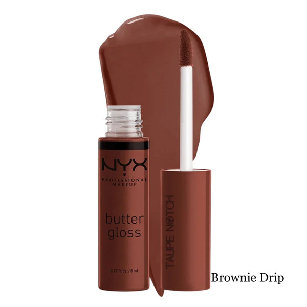Nyx Butter Gloss Non-Sticky Lip Gloss price in bangladesh , Nyx Butter Gloss Non-Sticky Lip Gloss , nyx butter gloss in bd, nyx butter gloss swatches, nyx gloss, nyx lip gloss, Nyx lipstick in bd, nyx makeup products, 100% orginal products in bangladesh,authentic Makeup store in bangladesh, sephora in Bangladesh, taupe notch, go go gorgeous. Nyx Butter Gloss Non-Sticky Lip Gloss Brownie drip