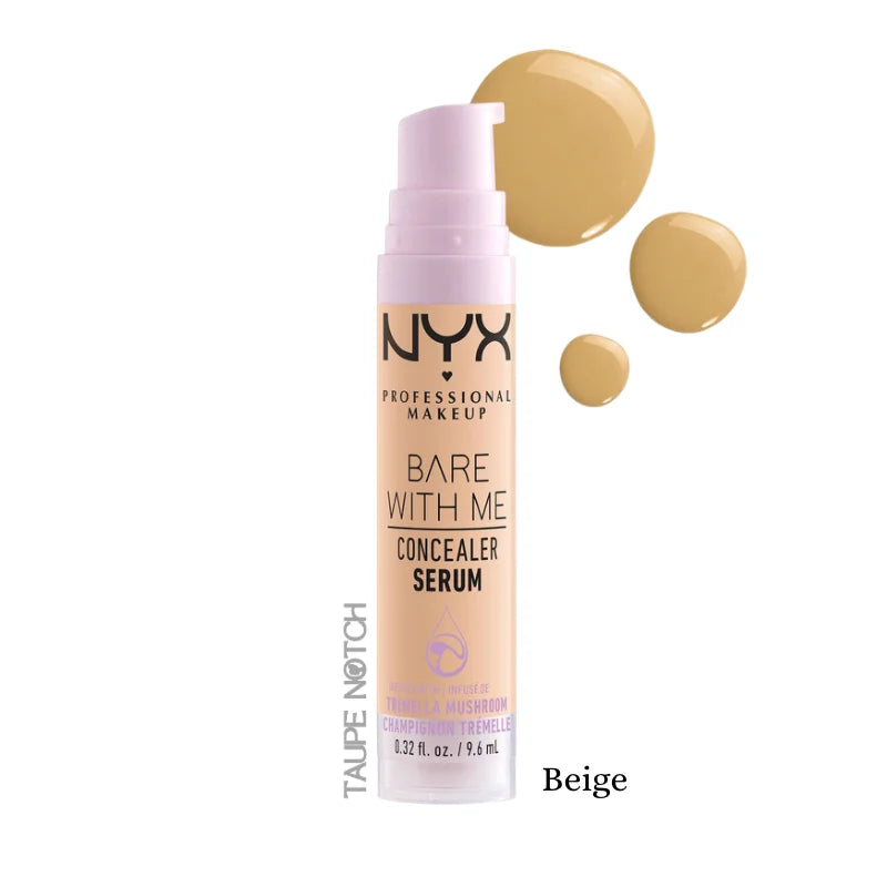 NYX Bare With Me Concealer Serum, NYX concealer serum, NYX Bare With Me, hydrating concealer, skincare concealer, lightweight concealer, medium coverage concealer, natural finish concealer, dewy concealer, serum concealer, hydrating makeup, NYX professional makeup concealer, everyday concealer, under-eye concealer, vegan concealer, cruelty-free concealer, drugstore concealer, NYX makeup review, best drugstore concealer, non-cakey concealer