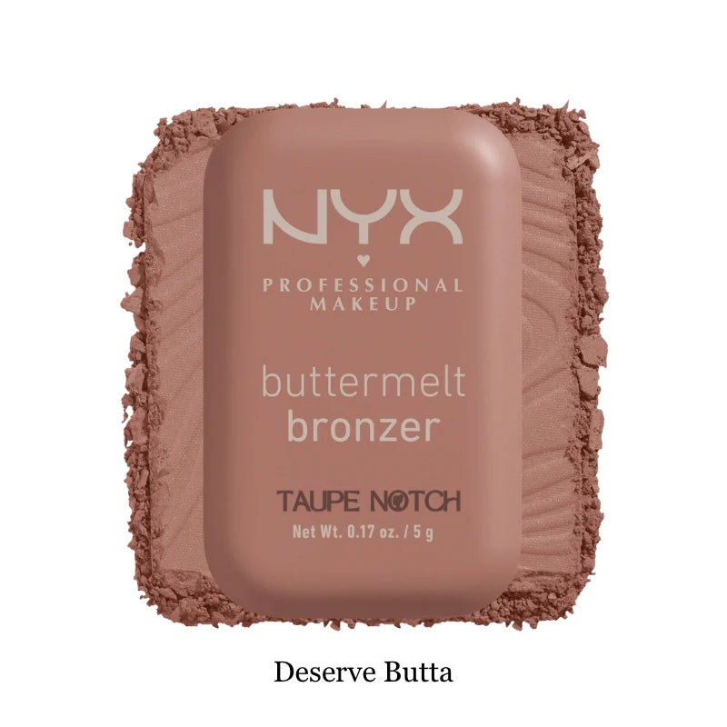 Nyx buttermelt bronzer compact, Deserve Butta shade.