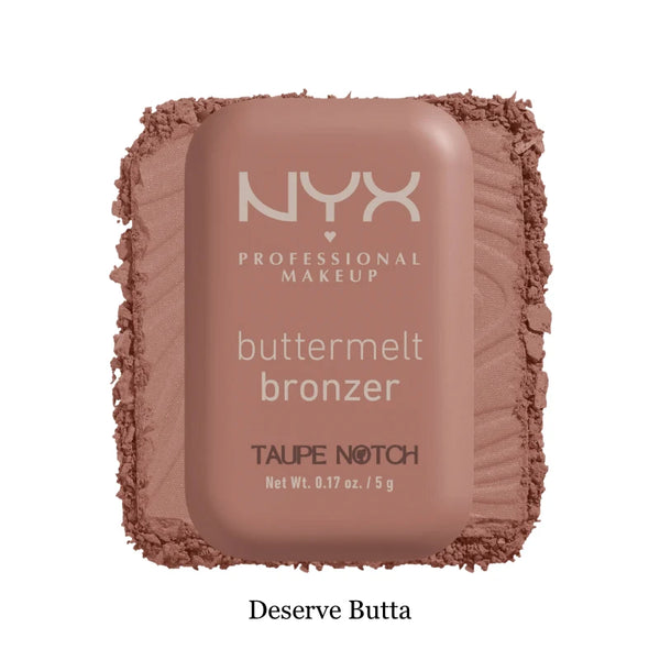 Nyx buttermelt bronzer compact, Deserve Butta shade.