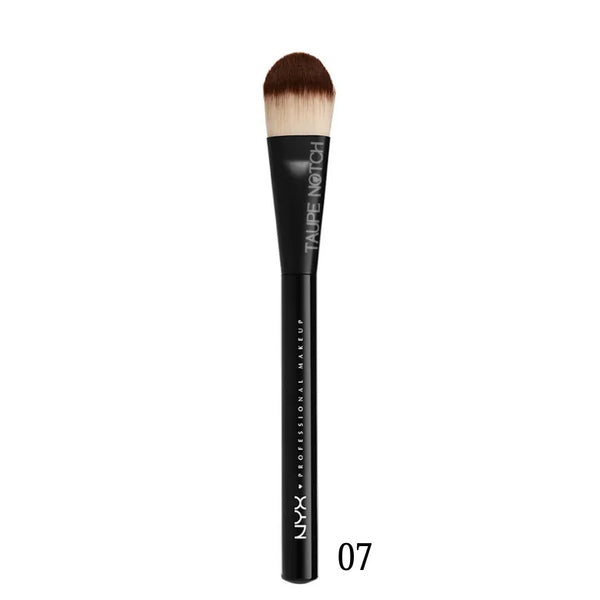 NYX Pro Flat Foundation Application Brush, NYX foundation brush, NYX flat foundation brush, flat foundation application brush, makeup foundation brush, professional foundation brush, liquid foundation brush, cream foundation brush, NYX Pro makeup brush, face makeup brush, foundation blending brush, NYX cosmetic brush
