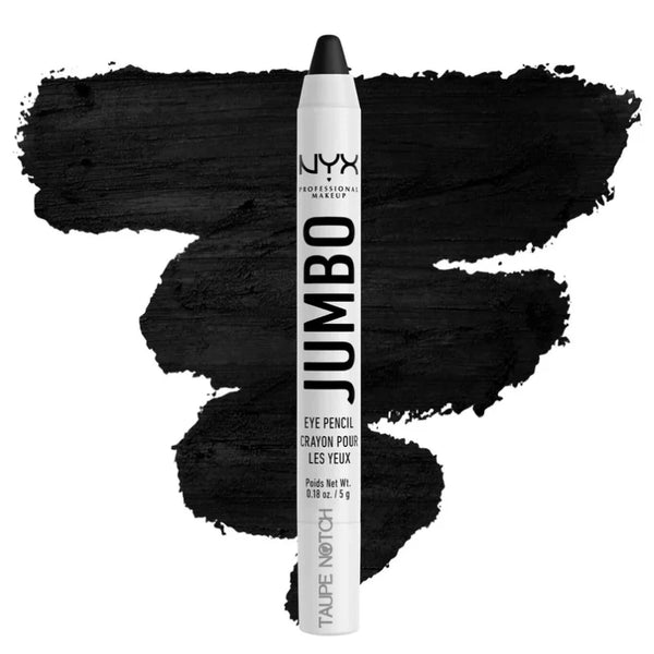 NYX Jumbo eye pencil with chisel tip, dark shade