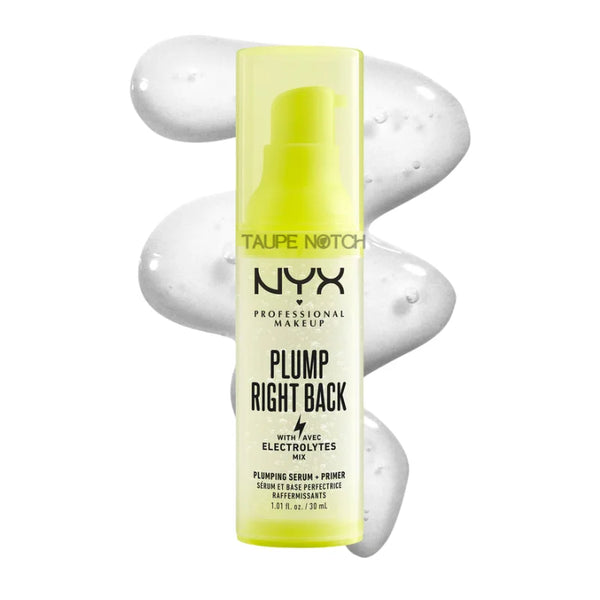 NYX Plump Right Back serum + primer bottle, lime green, 30 ml