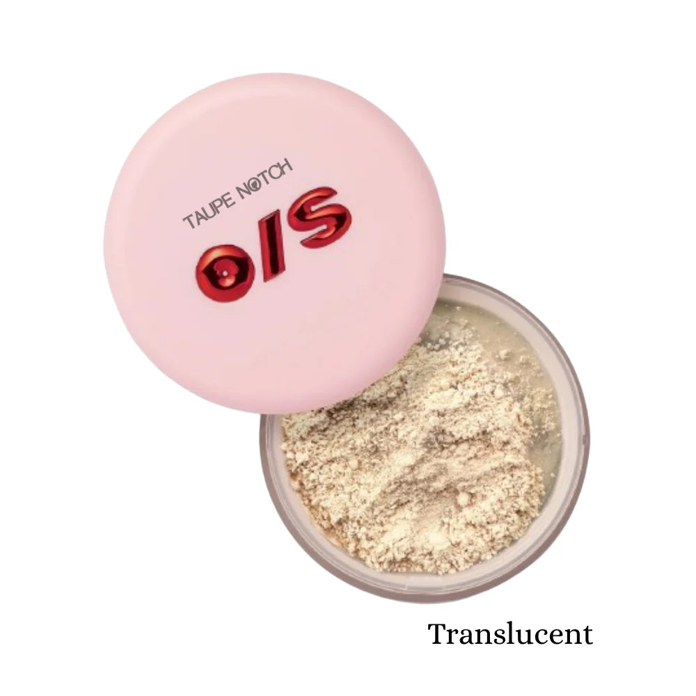 Setting powder compact with Translucent golden powder