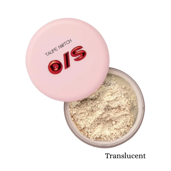 Setting powder compact with Translucent golden powder