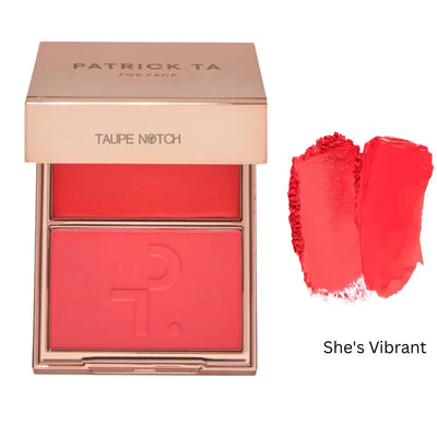 PATRICK TA Major Headlines Double-Take Cream and Powder Blush Duo