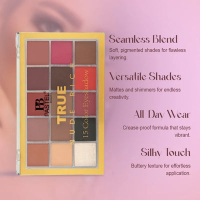 Pastel Beauty True Nude Rich Eyeshadow Palette