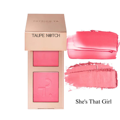 PATRICK TA Major Headlines Double-Take Cream and Powder Blush Duo - She’s That Girl