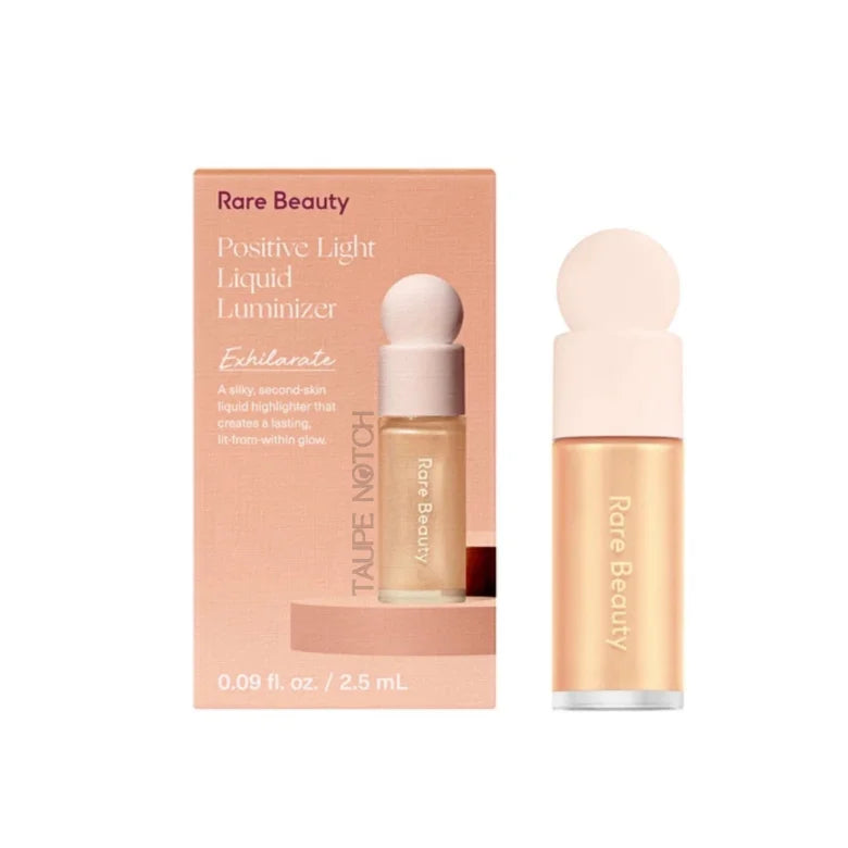 Liquid luminizer bottle, Exhilarate shade, light pink shimmer.