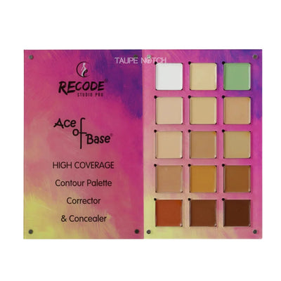Recode Beauty Concealer, Colour Corrector & Contour Palette