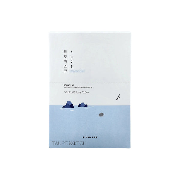 Round Lab TAUPE NOTCH water gel sheet mask box, 1 sheet package