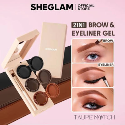 SHEGLAM Streamline Brow & Eyeliner Gel