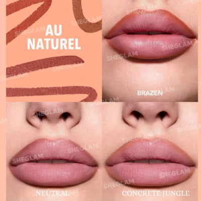 Sheglam So Lippy Lip Liner Set-Au Naturel