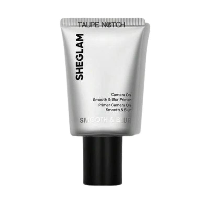 Smooth & Blur primer squeeze tube with dark cap, light cream label