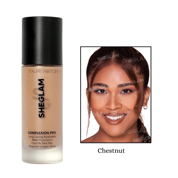 Sheglam Complexion Pro Long Lasting Breathable Matte Foundation price in bangladesh, Sheglam foundation, Sheglam matte foundation, Sheglam long lasting foundation, Sheglam full coverage foundation, Sheglam complexion pro foundation, Taupe notch, Top notch, Go go gorgeous 