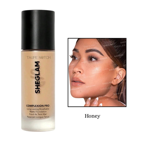 Sheglam Complexion Pro Long Lasting Breathable Matte Foundation price in bangladesh, Sheglam foundation, Sheglam matte foundation, Sheglam long lasting foundation, Sheglam full coverage foundation, Sheglam complexion pro foundation, Taupe notch, Top notch, Go go gorgeous , foundation for oily skin,