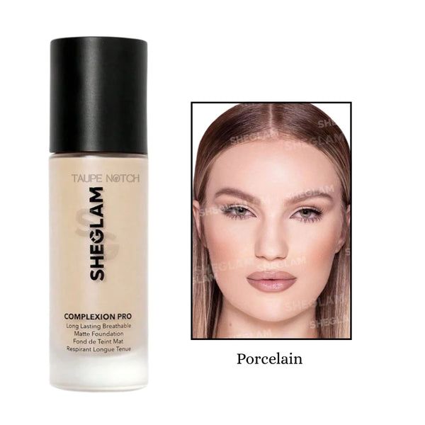 Sheglam Complexion Pro Long Lasting Breathable Matte Foundation price in bangladesh, Sheglam foundation, Sheglam matte foundation, Sheglam long lasting foundation, Sheglam full coverage foundation, Sheglam complexion pro foundation, Taupe notch, Top notch, Go go gorgeous 
