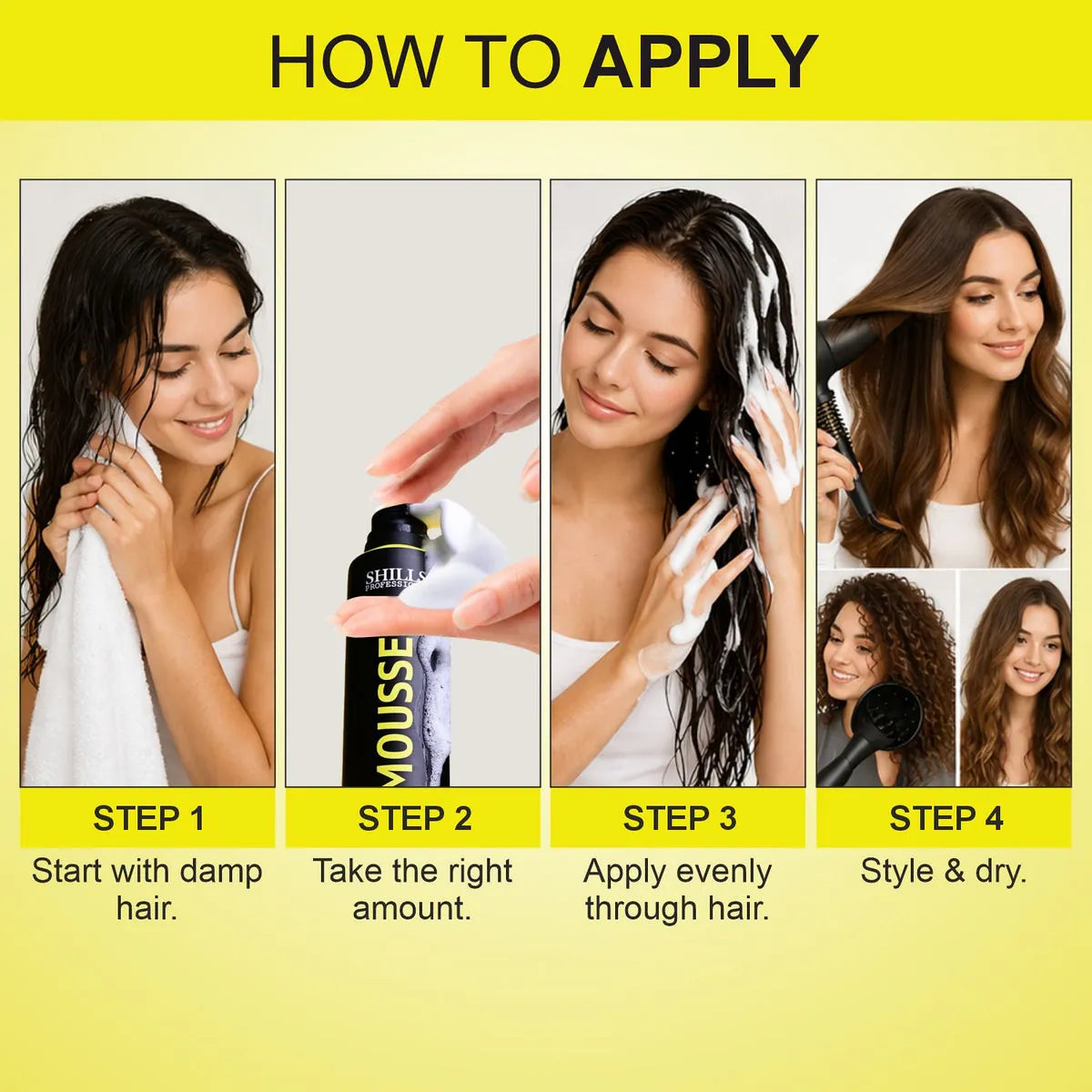 Shills Hair Mousse+ 100ml