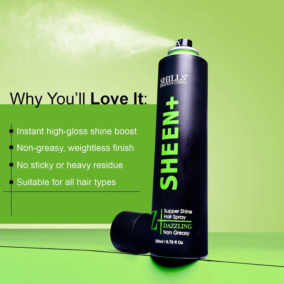 Shills Sheen+ Super Shine Hair Spray 100 ml