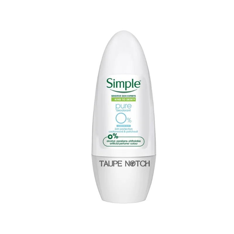Simple Kind To Skin Pure Deodorant Roll-On Price in bangladesh , simple deodorant, simple bodycare, 100% orginal products in bangladesh,authentic Makeup store in bangladesh, sephora in Bangladesh, taupe notch, go go gorgeous. 