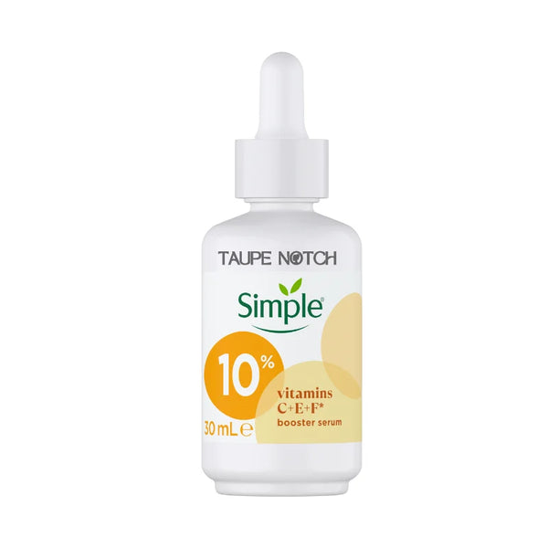 Simple Booster Serum 10% Vitamins C + E + F, simple vitamin c serum, simple facial serum, simple skincare, 100% orginal products in bangladesh,authentic Makeup store in bangladesh, sephora in Bangladesh, taupe notch, go go gorgeous. 