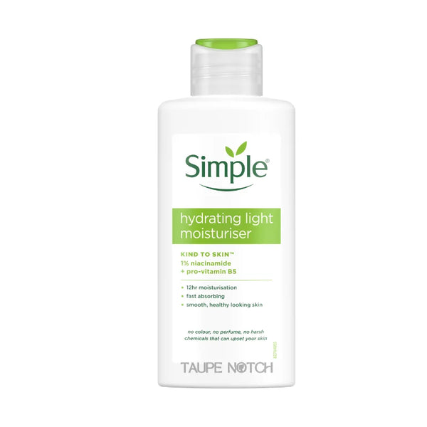 Simple Hydrating Light Moisturiser Price in bangladesh , Simple Hydrating Light Moisturiser , simple light moisturiser, simple moisturiser , simple skincare, 100% orginal products in bangladesh,authentic Makeup store in bangladesh, sephora in Bangladesh, taupe notch, go go gorgeous. 