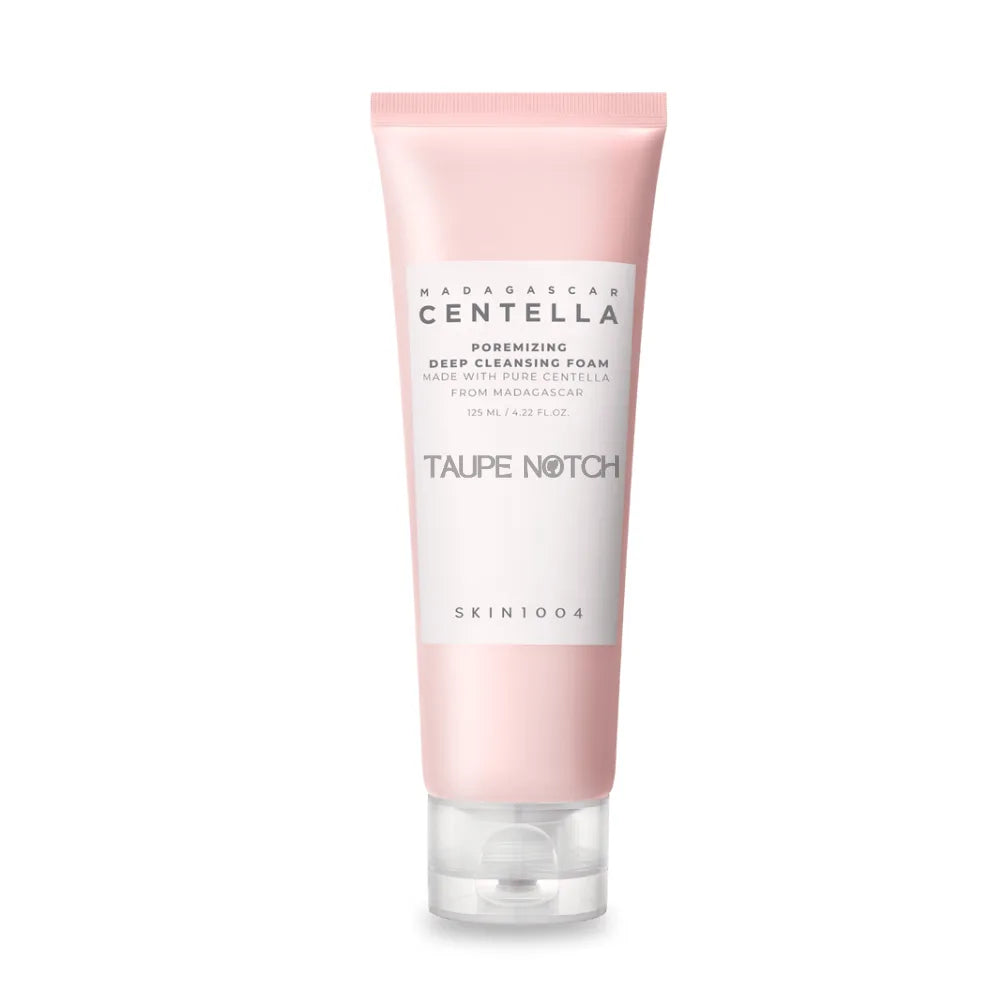 Skin1004 Centella poremizing deep cleansing foam tube, pink squeeze tube
