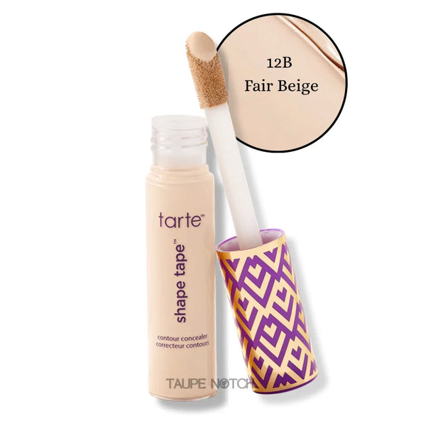 Shape Tape concealer, shade 12B Fair Beige with doe-foot applicator tip