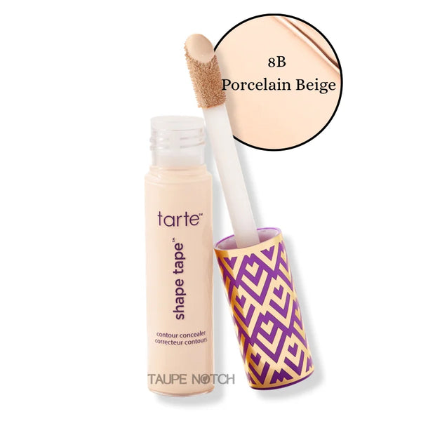 Shape Tape concealer, shade 8B Porcelain Beige with doe-foot applicator tip