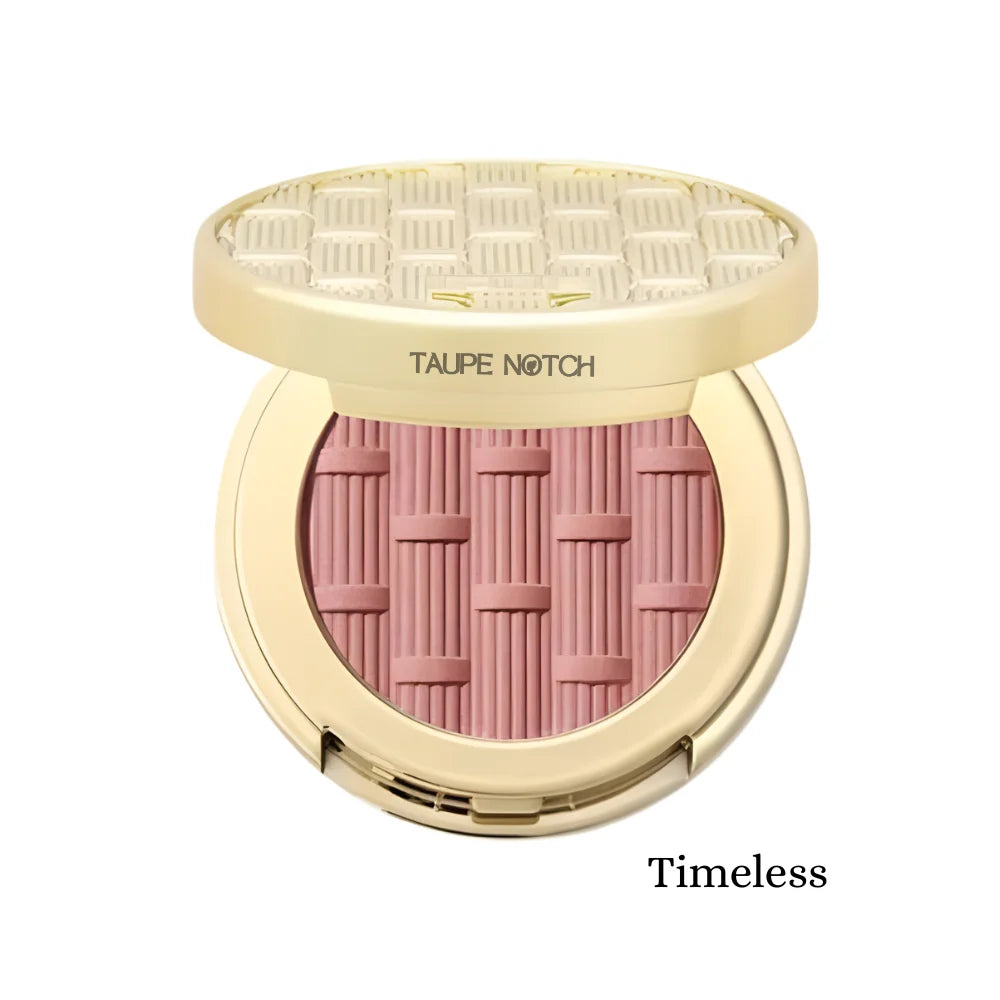 Clay blush compact with dusty rose shade pan and gold lid