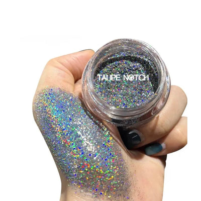 Taupe Notch Sparkling Glitter - Mermaid