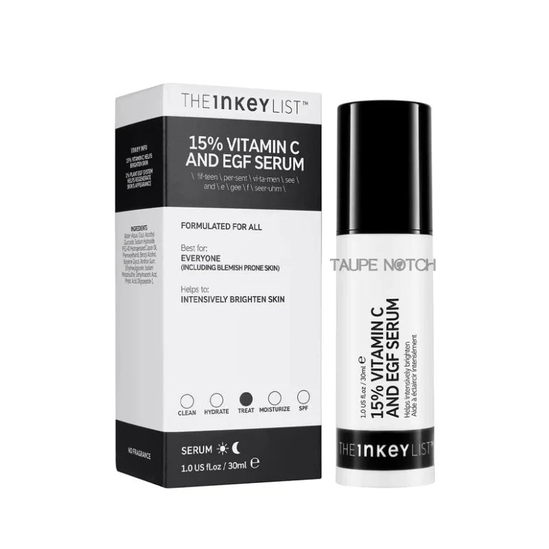 Vitamin C and EGF serum bottle and box, 30 ml